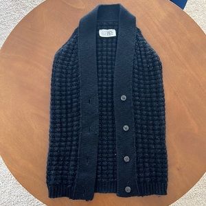 Martin Margiela Women’s Small sleeveless wool black sweater